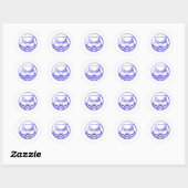 uil ronde sticker (Vel)