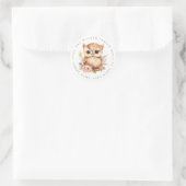 Uil ronde Stickers (Tas)