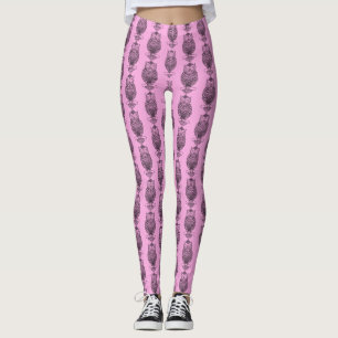 Uil (roze) - Leggings