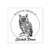  uil script uit de bibliotheek van 	rubberstempel (Afrduk)