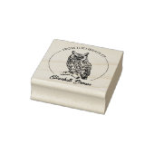  uil script uit de bibliotheek van 	rubberstempel (Stempel)