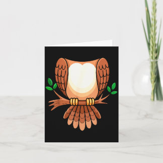 Uil shirt volwassenen mannen vrouwen kinderen uil  kaart