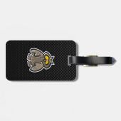 Uil; Slank Bagagelabel (Achterkant horizontaal)