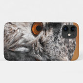 Uil Starende Case-Mate iPhone Case (Achterkant (horizontaal))