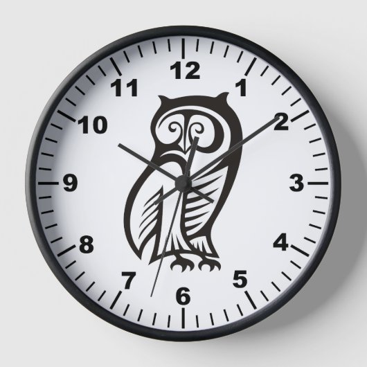 Uil Symbool Zwart (Voorkant)
