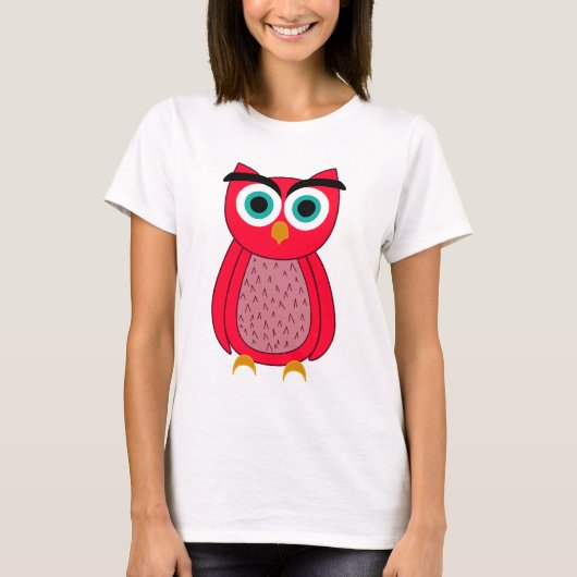 uil t-shirt (Voorkant)