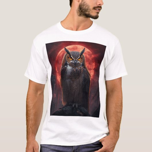 uil t-shirt (Voorkant)