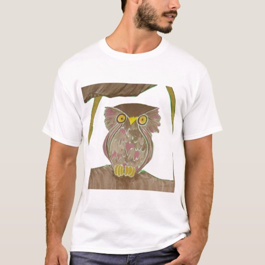 uil t-shirt (Voorkant)