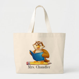 Uil Teacher Canvas tas