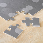 Uil Totem Dreamcatcher Bloemenveer Paarse Grijs Legpuzzel (Zijkant)