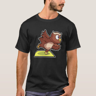 Uil Uil Yoga Houden Sport Turnen Ohmmm Hartslag T-shirt