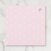 Uil Valentijnse Labels Roze Harten Gift (Achterkant)