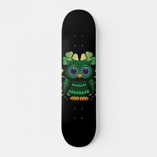 Uil van Sint-Patrick Skateboard (Voorkant)