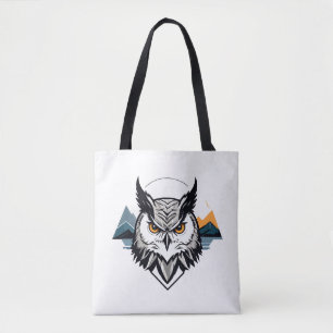 Uil Vector Art Animal Modern Urban City Graphic Draagtas