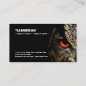 Uil Visitekaartje (Achterkant)