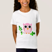 Uil, vogel, tak t-shirt (Voorkant)