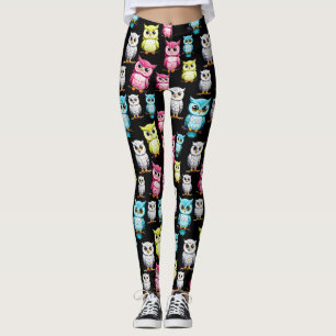 Uil Vogels Cute Ontwerp Leggings