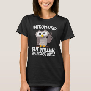 Uil Voor Mannen Vrouwen Jongens Meisjes Nachtelijk T-shirt