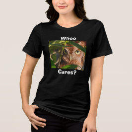 Uil Wie Kan Het Schelen Tri-Blend Shirt