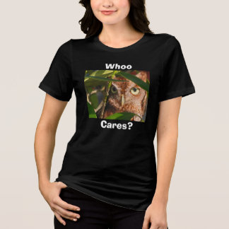 Uil Wie Kan Het Schelen Tri-Blend Shirt