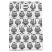 Uil (wit) - Cadeautas (Achterkant)