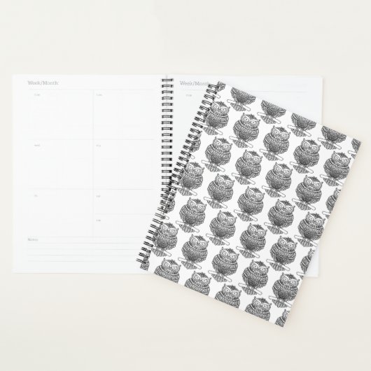 Uil (wit) - Planner (Display)