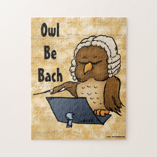 Uil zijn Bach Legpuzzel (Verticaal)