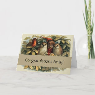 Uilen en elffeeën Natuur Illustratie Kaart