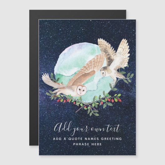 Uilen Gepersonaliseerd (Voorkant / Achterkant)