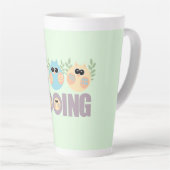 Uilen koeling latte mok (Rechterhoek)