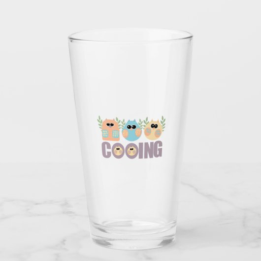 Uilen koeren glas (Voorkant)