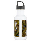 Uilen, varens, eik en bessen 2 waterfles  (Achterkant)