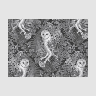 Uilen, varens, eik en bessen 4 tissuepapier