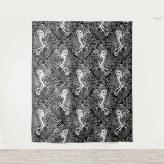 Uilen, varens, eik en bessen 4 wandkleed (Voorkant)