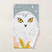 Uilenkoptekening Bad Handdoek (Handdoek)