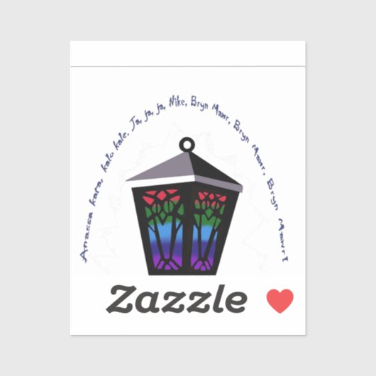 Uilenlantaarn Sticker (Vel)