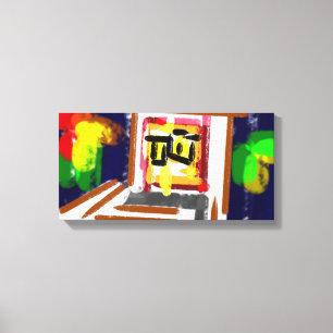 Uilennachtwolk Canvas Afdruk