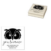 Uilenogen logo 	rubberstempel (Gestempeld)