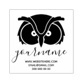 Uilenogen logo 	rubberstempel (Afrduk)