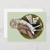 Uilenschokgolf Briefkaart (Voorkant / Achterkant)