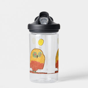 Uilenvogel "Kunst door kinderen" Waterfles