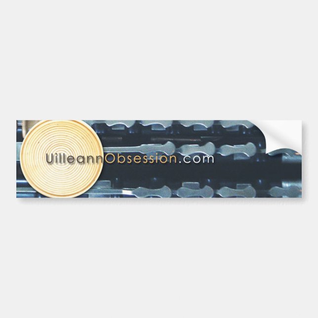 UilleannObsession.com Bumpersticker (Voorkant)