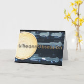 UilleannObsession.com Carte de voeux (Fleur jaune)