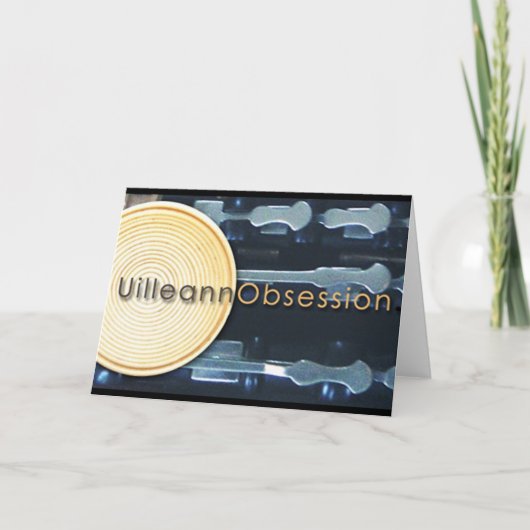 UilleannObsession.com Wenskaart Kaart (Voorkant)