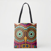 Uilogen Volkskunst Draagtas (Voorkant)