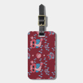 uilpatroon bagagelabel (Voorkant verticaal)