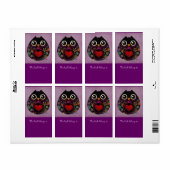 Uil's Hatch Boekplaten Labels (Full Sheet)