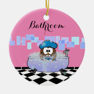 uiltijd uil keramisch ornament
