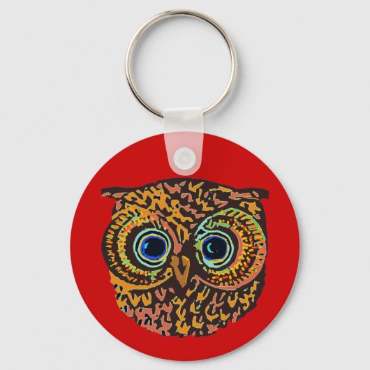 uilvogel sleutelhanger (Voorkant)