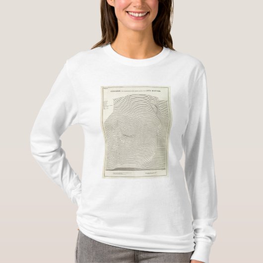Uinta Mountains Stereogram T-shirt (Voorkant)
